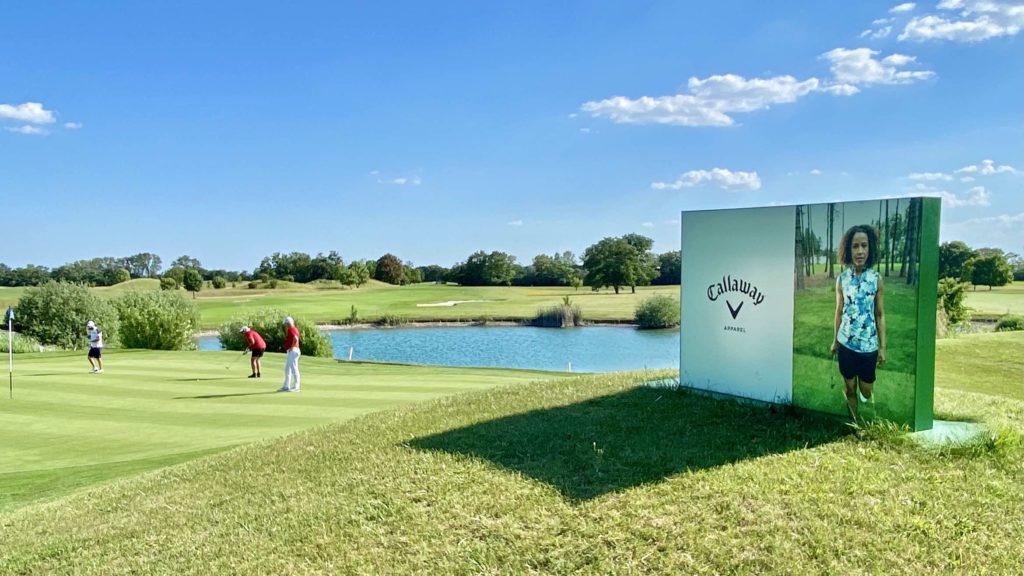 Innovation Display Werbung auf Österreichs Golfplätzen